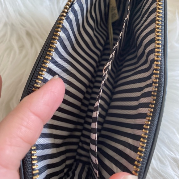 NWOT Black Kate Spade Hartley Lane Leila “D” Clutch,Wallet,Wristlet - Picture 4 of 5